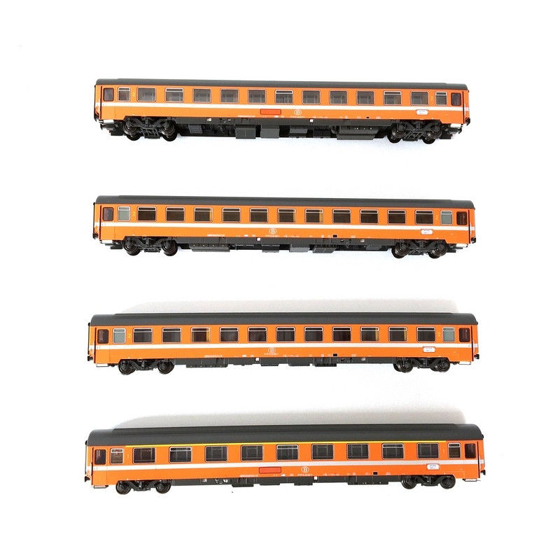 8 voitures Amsterdam / Paris Ep IV SNCB-HO 1/87-LSMODELS MW1907