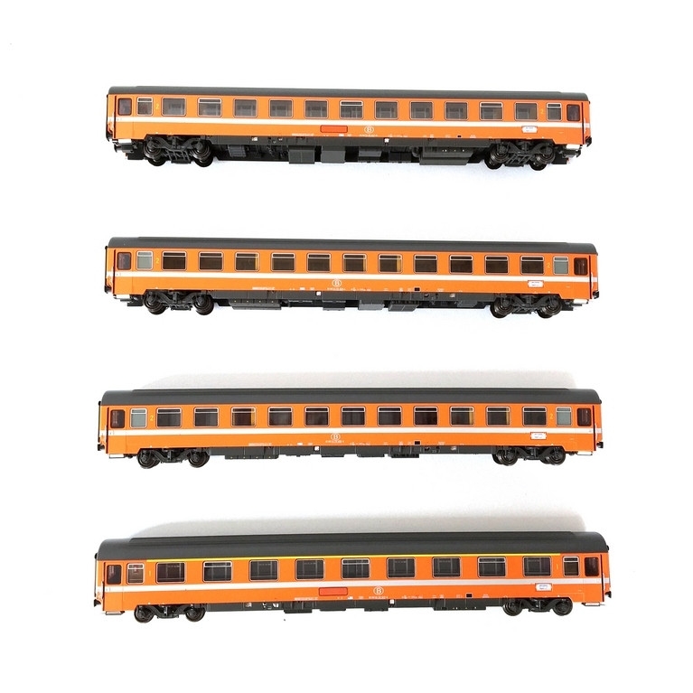 8 voitures Amsterdam / Paris Ep IV SNCB-HO 1/87-LSMODELS MW1907
