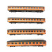 8 voitures Amsterdam / Paris Ep IV SNCB-HO 1/87-LSMODELS MW1907