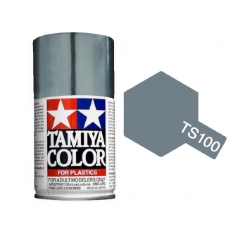 Gris Gun Métal clair Satiné Spray de 100ml-TAMIYA TS100