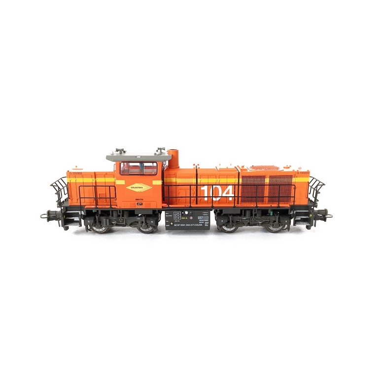Locomotive diesel Vossloh G1000 COLAS RAIL 104, Ep VI-HO 1/87-Mehano 90272