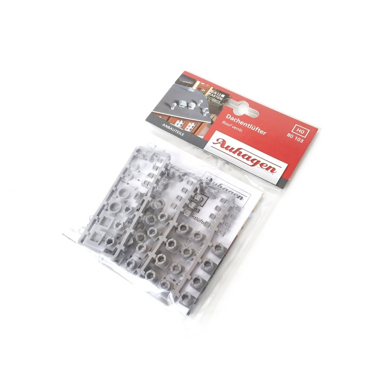 24 aérations de toit - HO 1/87 - AUHAGEN 80103