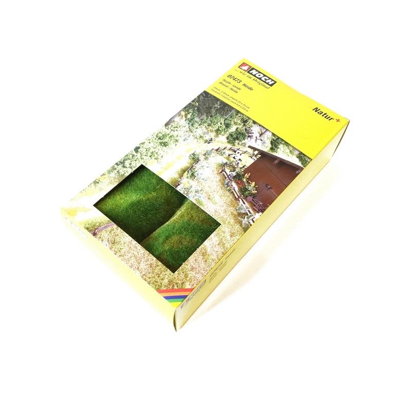 2 Tapis d'Herbe Lande 25 x 25 cm "NATUR +"-HO-1/87-NOCH 07473
