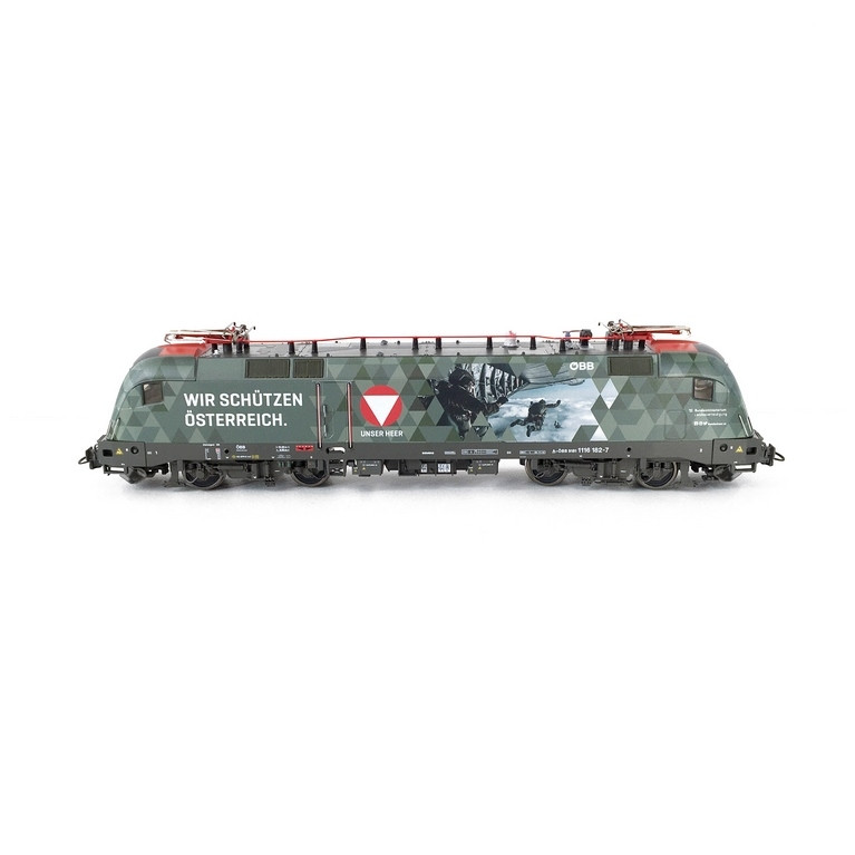 Locomotive 1116 182-7 Bundesheer ÖBB Ep VI digital son -HO 1/87-ROCO 70492