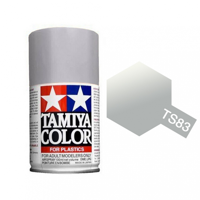 Argent Métallisé Spray de 100ml-TAMIYA TS83