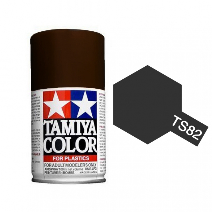 Noir Caoutchouc / Gomme / Pneu Spray de 100ml-TAMIYA TS82