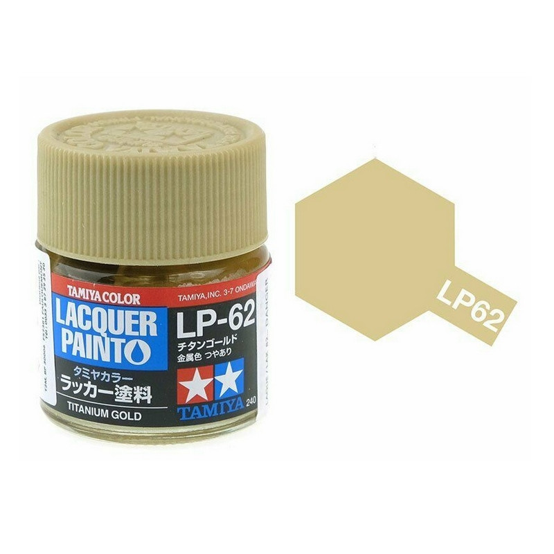 Or Titane pot de 10ml-TAMIYA LP62