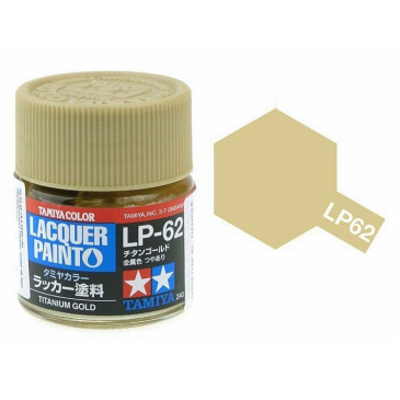 Or Titane pot de 10ml-TAMIYA LP62