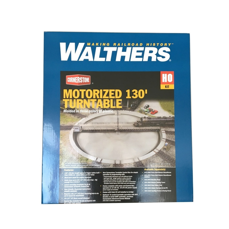 Pont tournant motorisé Ø 47.8 cm-HO 1/87-WALTHERS 933-2859