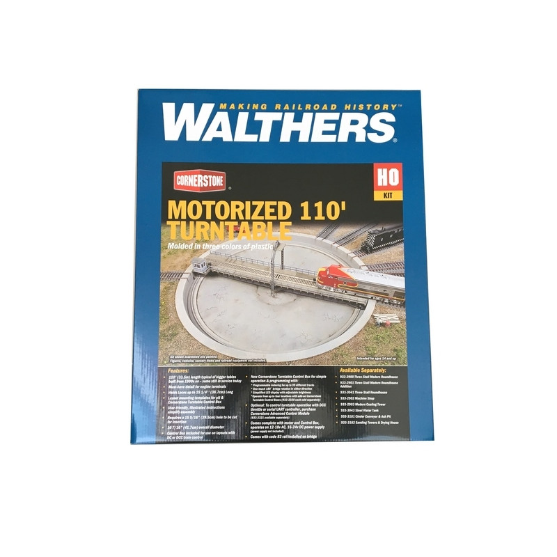 Pont tournant motorisé Ø 41.7cm-HO 1/87-WALTHERS 933-2851