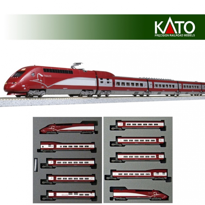 TGV Thalys PBKA 10 éléments Ep VI-N-1/160-KATO 101658