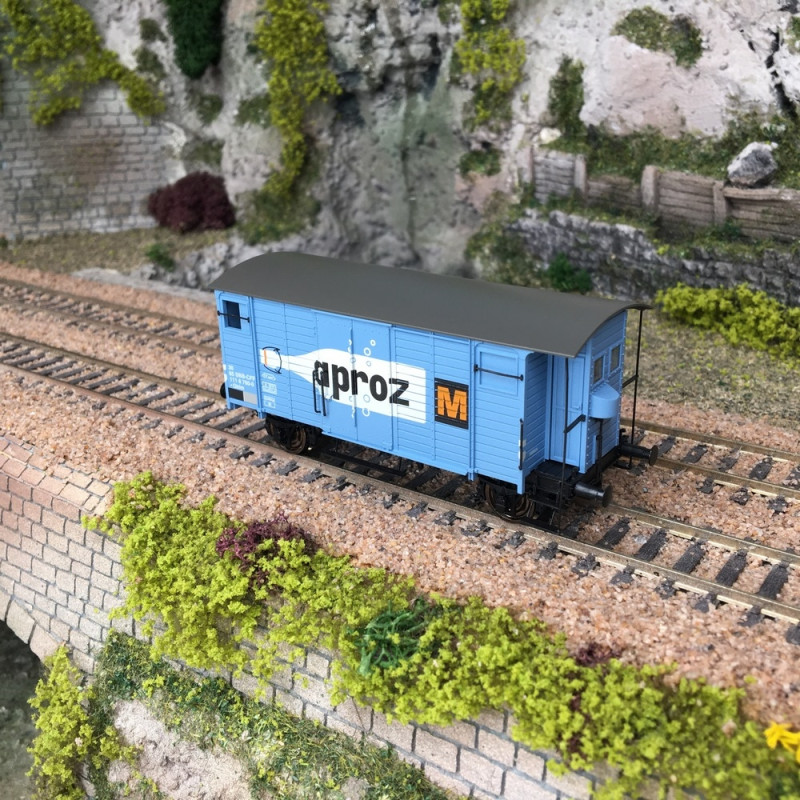 Wagon couvert GKLM "APROZ" SBB Ep IV-HO 1/87-BRAWA 47885