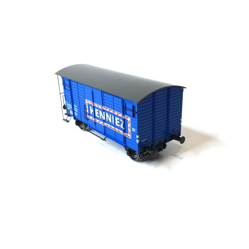Wagon couvert GKLM "HENNIEZ MINERALWASSER" SBB Ep III-HO 1/87-BRAWA 47882