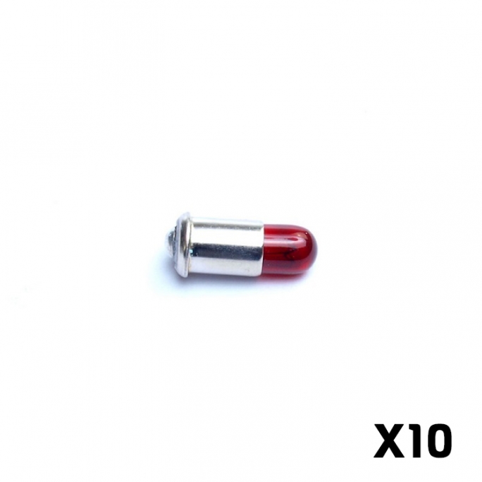 10 Ampoules à douille rouge Q10 - HO 1/87 - MARKLIN E600010