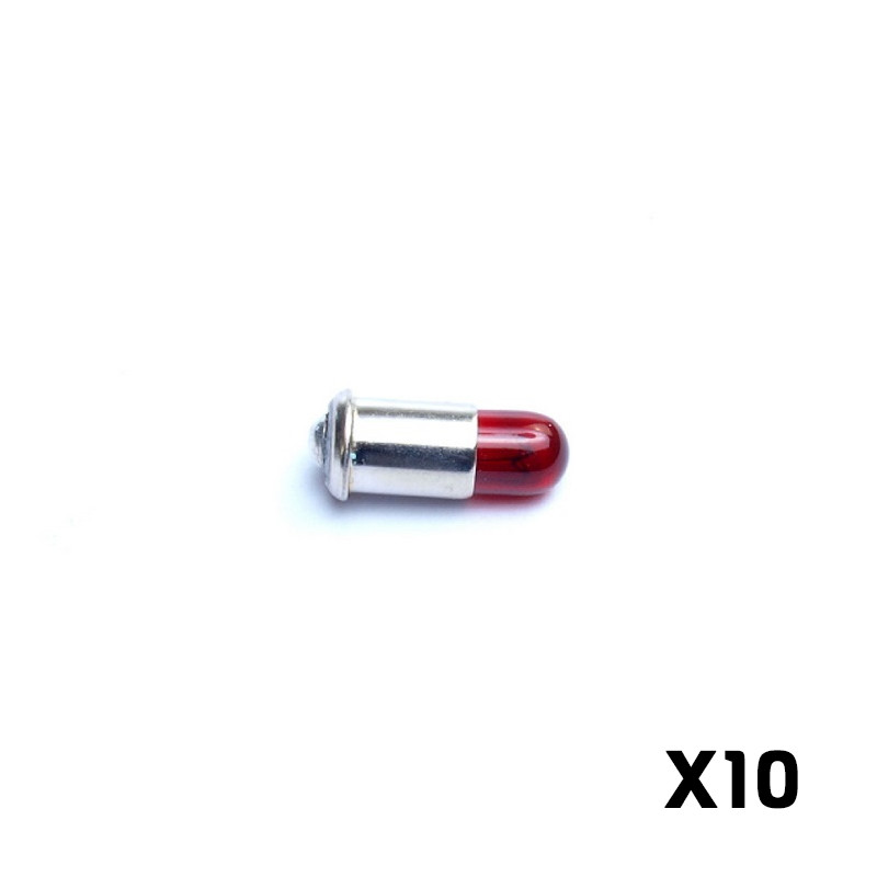 10 Ampoules à douille rouge Q10 - HO 1/87 - MARKLIN E600010