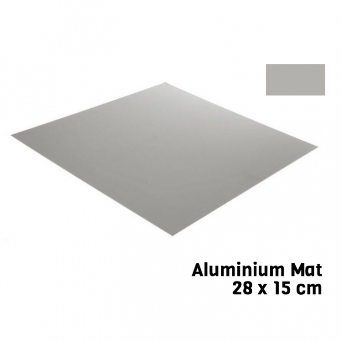 Feuille Aluminium Mat 28 X 15 cm Bare Metal - BMF BM011