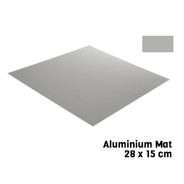 Feuille Aluminium Mat 28 X 15 cm Bare Metal - BMF BM011