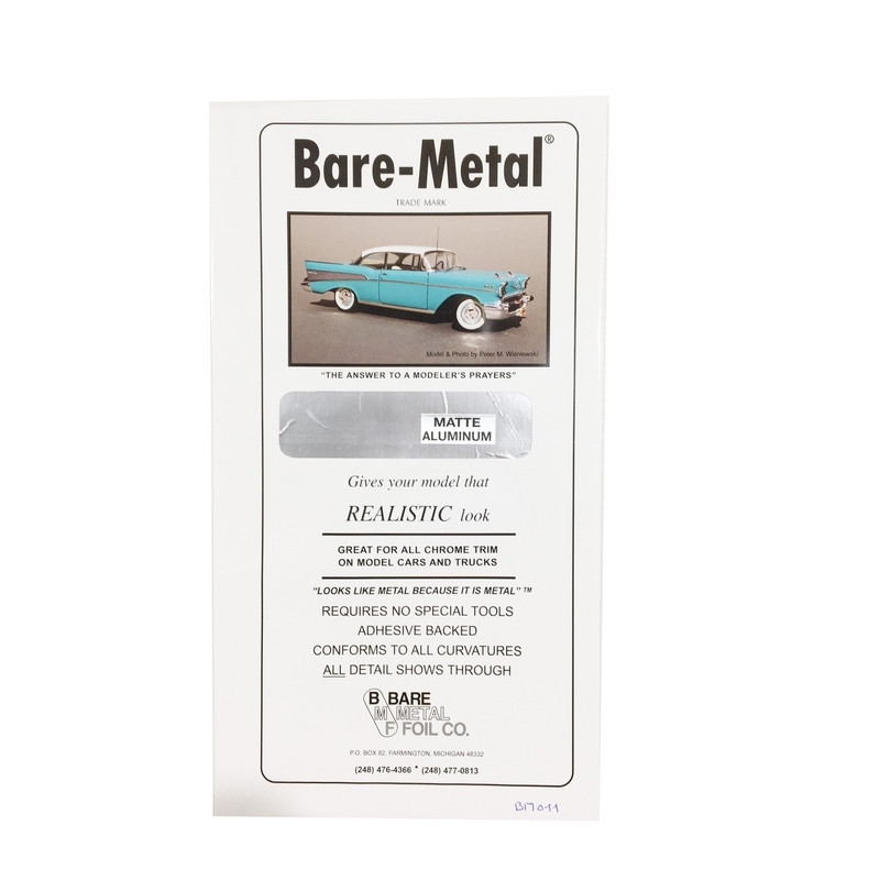 Feuille Aluminium Mat 28 X 15 cm Bare Metal - BMF BM011