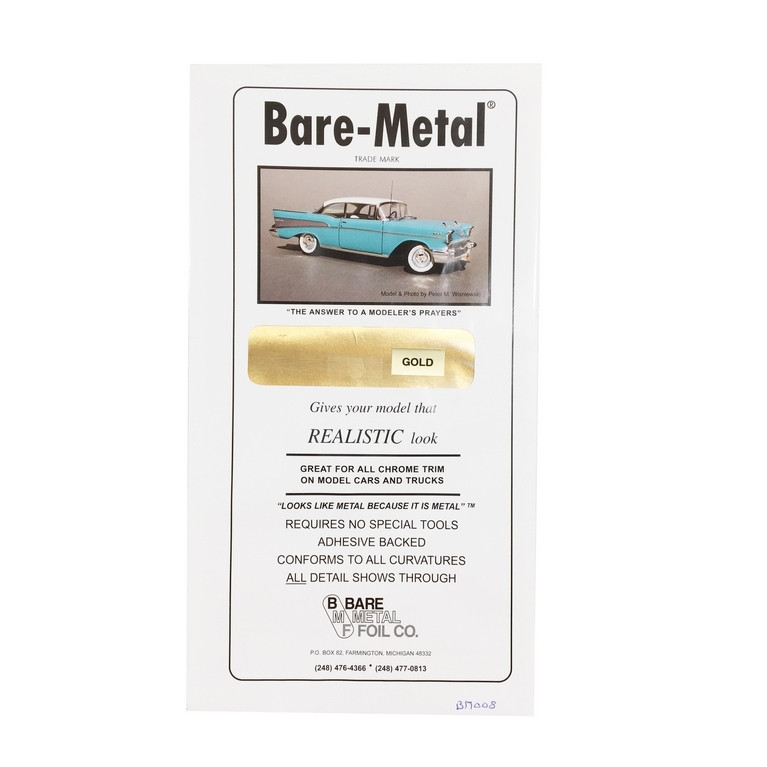 Feuille Or 28 X 15 cm Bare Metal - BMF BM008