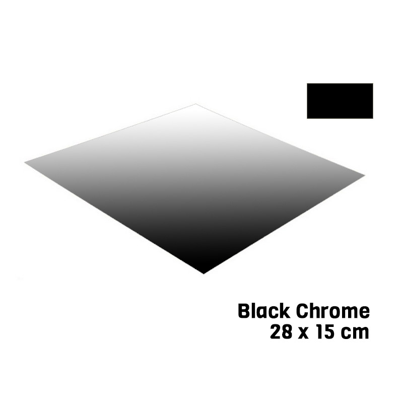 Feuille Black Chrome 28 X 15 cm Bare Metal - BMF BM007