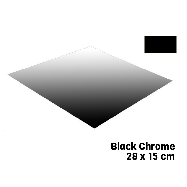Feuille Black Chrome 28 X 15 cm Bare Metal - BMF BM007