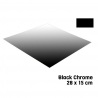 Feuille Black Chrome 28 X 15 cm Bare Metal - BMF BM007