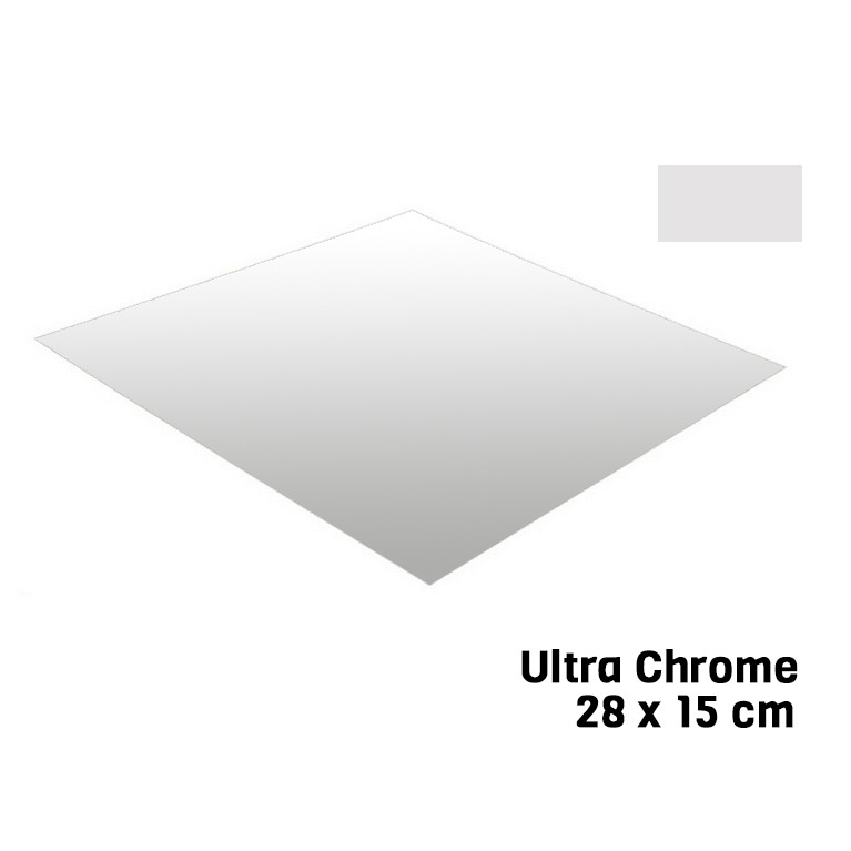 Feuille Ultra Bright Chrome 28 X 15 cm Bare Metal - BMF BM004