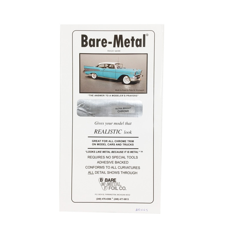 Feuille Ultra Bright Chrome 28 X 15 cm Bare Metal - BMF BM004