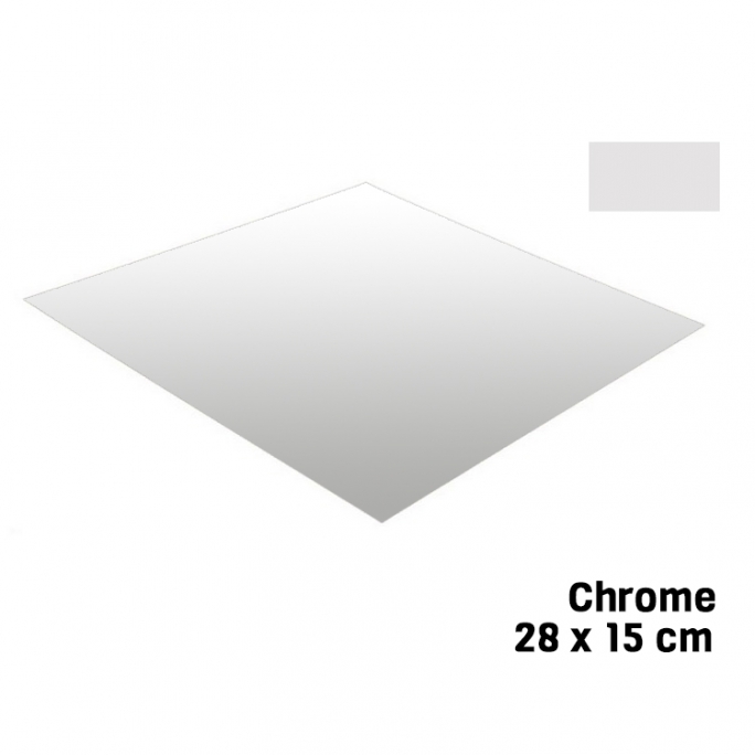 Feuille Chrome 28 X 15 cm Bare Metal - BMF BM001