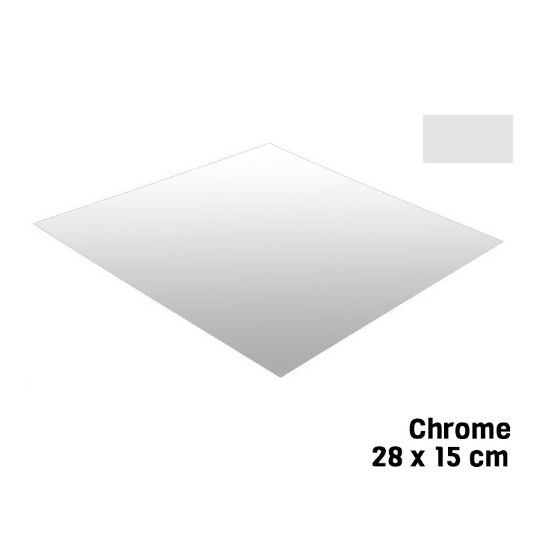 Feuille Chrome 28 X 15 cm Bare Metal - BMF BM001