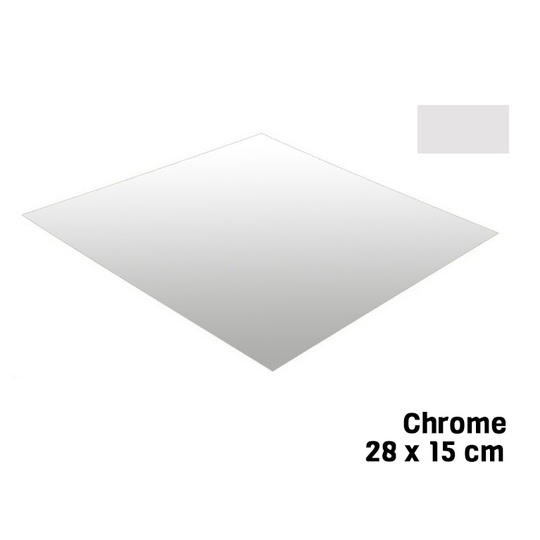 Feuille Chrome 28 X 15 cm Bare Metal - BMF BM001
