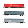 3 wagons bâchés Rilns cargo Ep VI -N 1/160-MINITRIX 15116