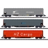 3 wagons bâchés Rilns cargo Ep VI -N 1/160-MINITRIX 15116