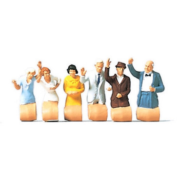 Passagers à la fenêtre - HO 1/87 - MERTEN 212525