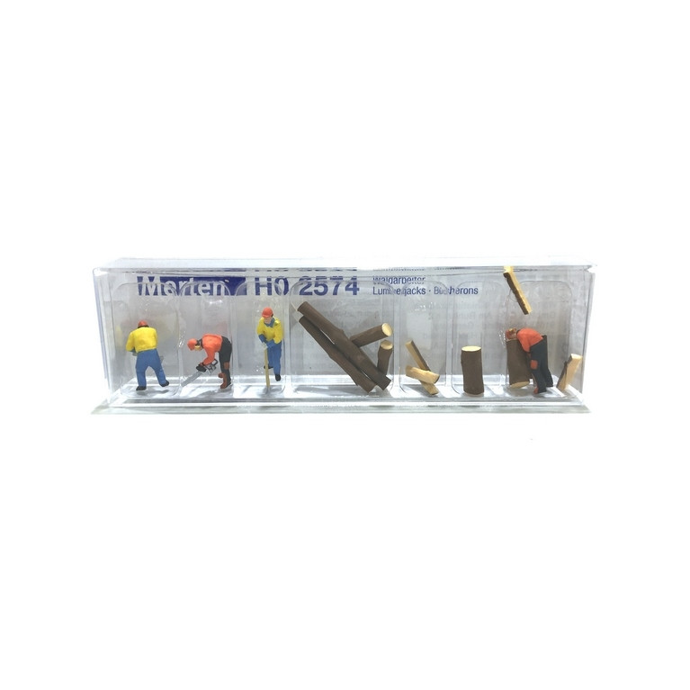 Bûcherons + Accessoires - HO 1/87 - MERTEN 212574