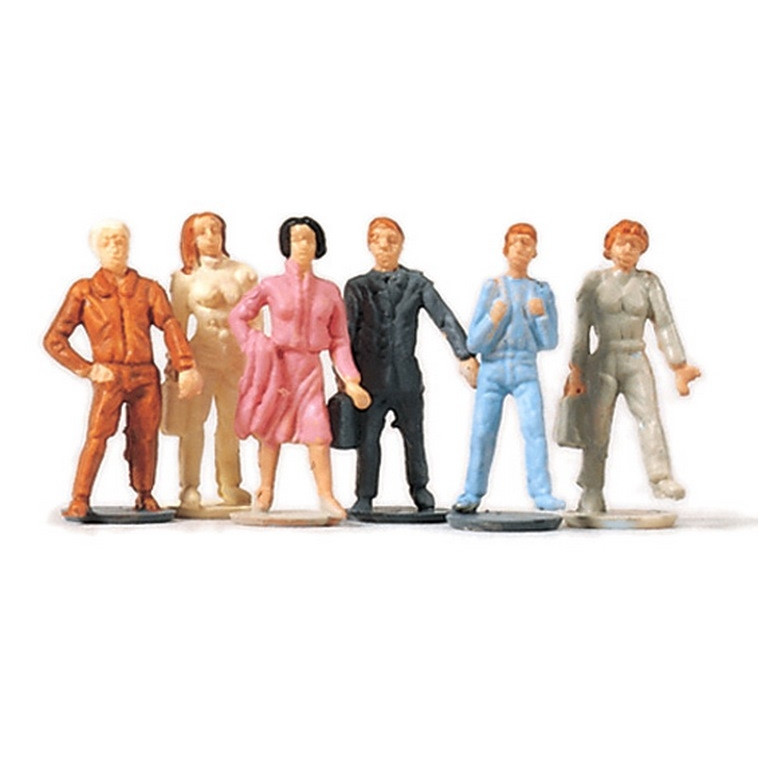 6 Voyageurs - HO 1/87 - MERTEN 215001