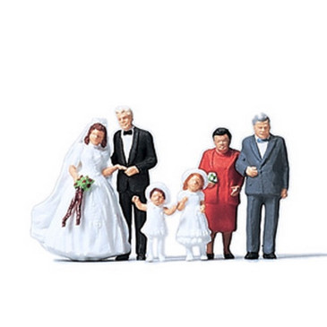6 personnages mariage - N 1/160 - MERTEN 272535