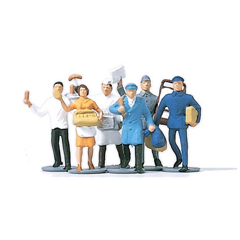 6 vendeurs / employés - N 1/160 - MERTEN 270800