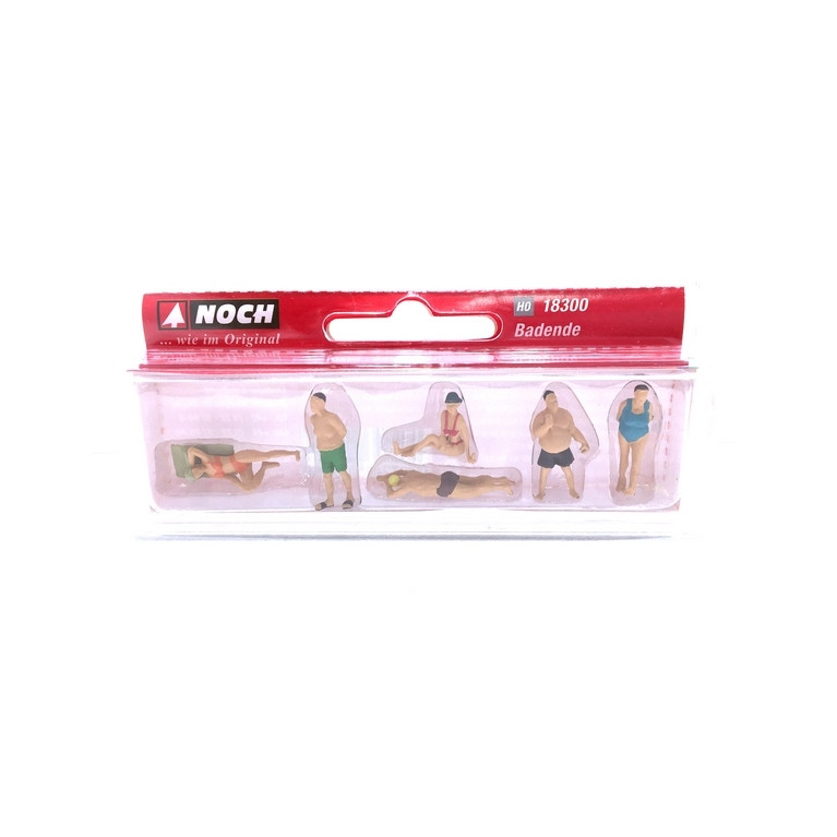 6 personnages à la plage -HO 1/87-NOCH 18300