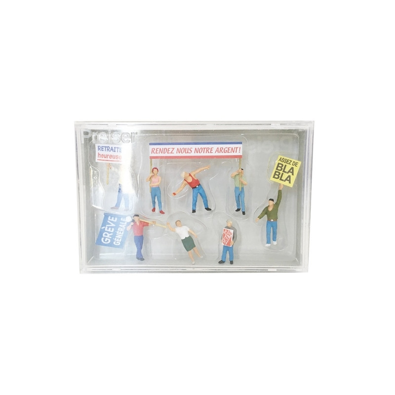 Manifestants-HO 1/87-PREISER 10787