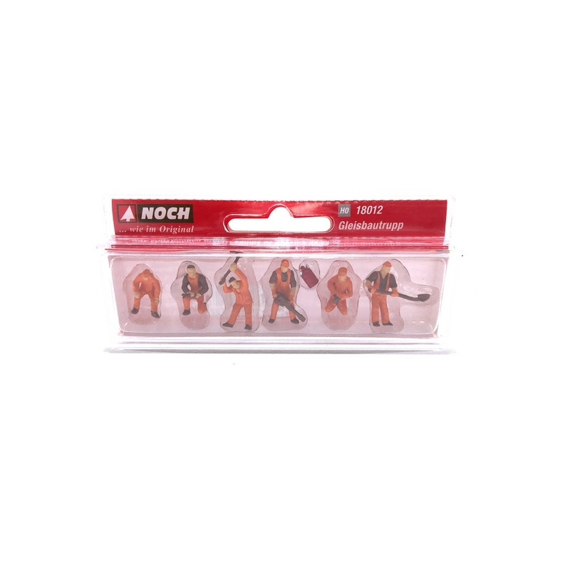 Equipe de poseurs de voies -HO 1/87-NOCH 18012