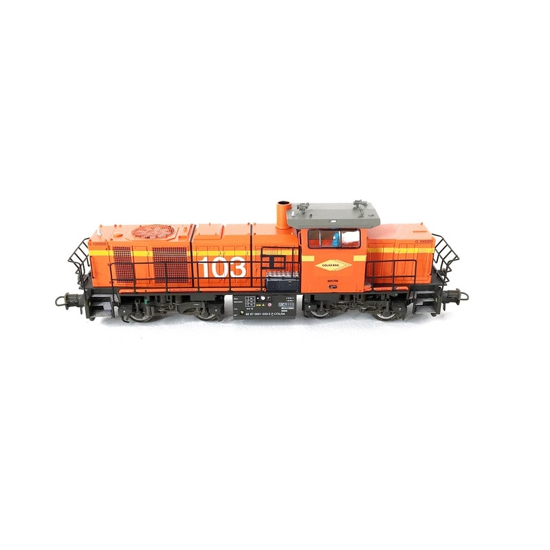 Locomotive diesel Vossloh G1000 COLAS RAIL 103, Ep VI-HO 1/87-Mehano 90268