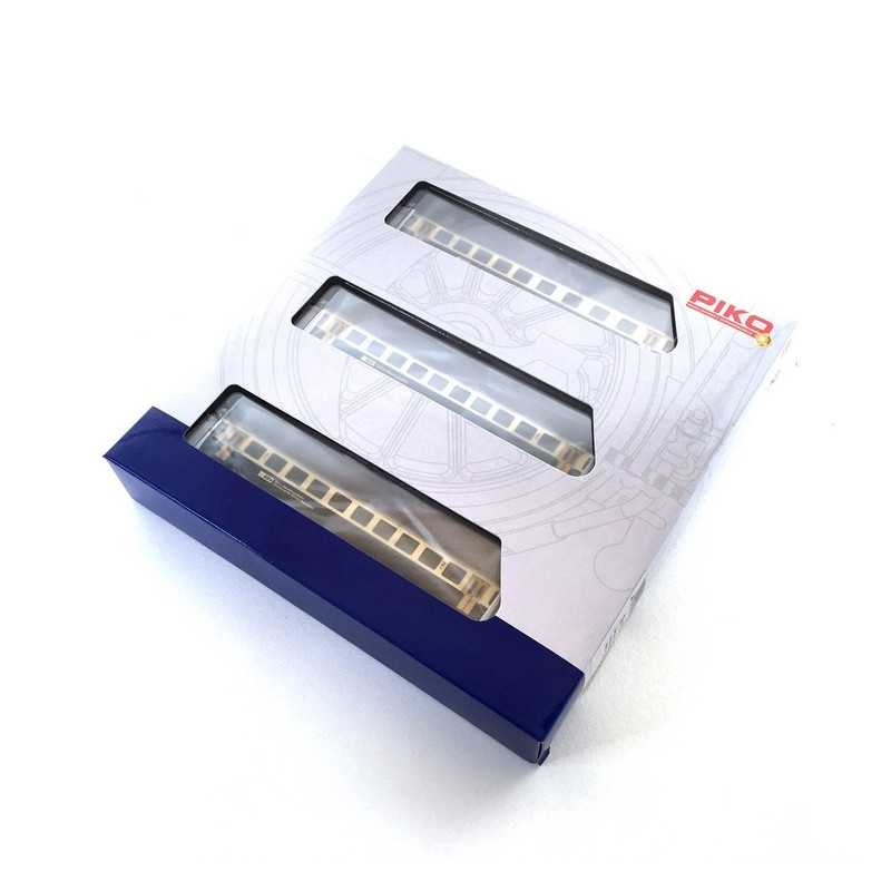 3 voitures unifiées EW1 BLS Ep IV-N 1/160- PIKO 94395