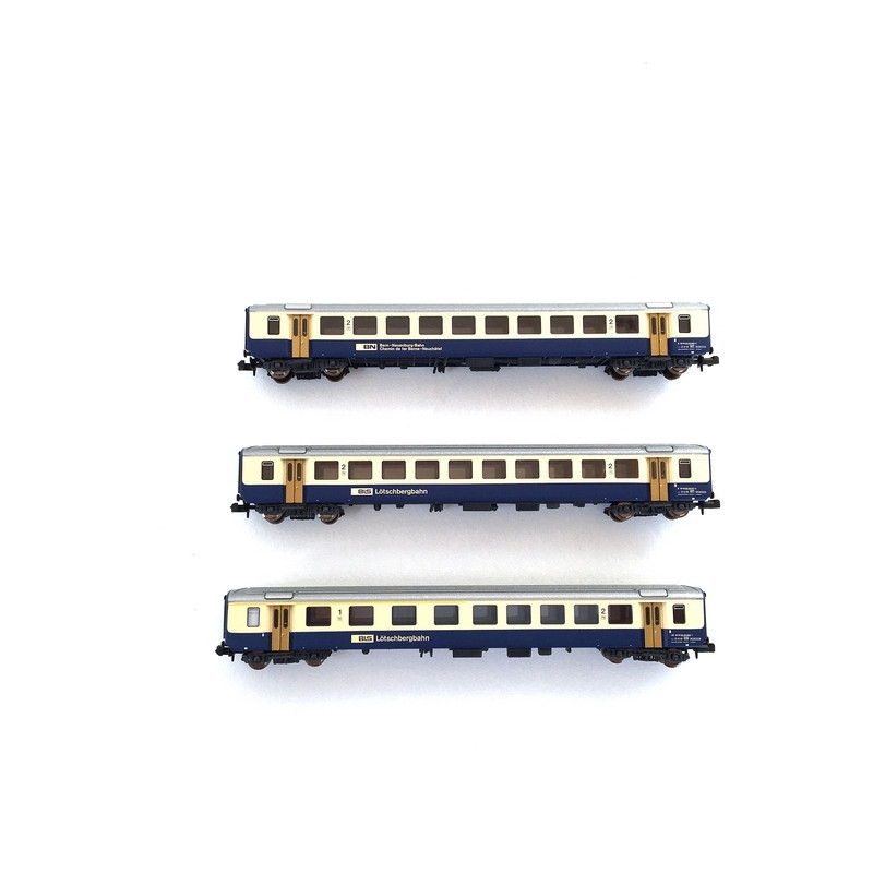 3 voitures unifiées EW1 BLS Ep IV-N 1/160- PIKO 94395