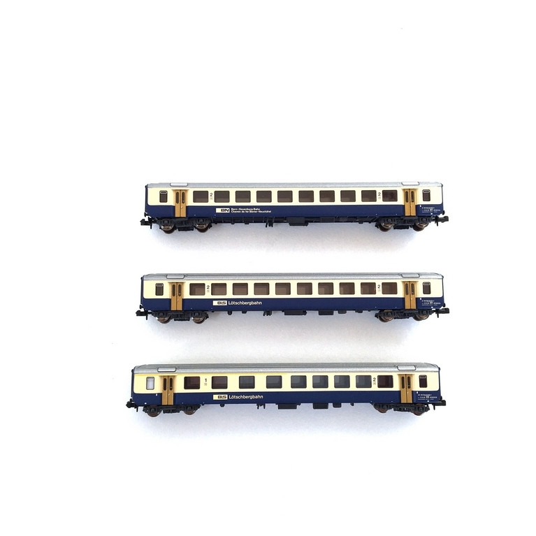 3 voitures unifiées EW1 BLS Ep IV-N 1/160- PIKO 94395