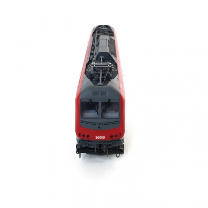 Locomotive BB 36005 livrée rouge et grise SNCF, Ep V -HO 1/87-JOUEF HJ2397