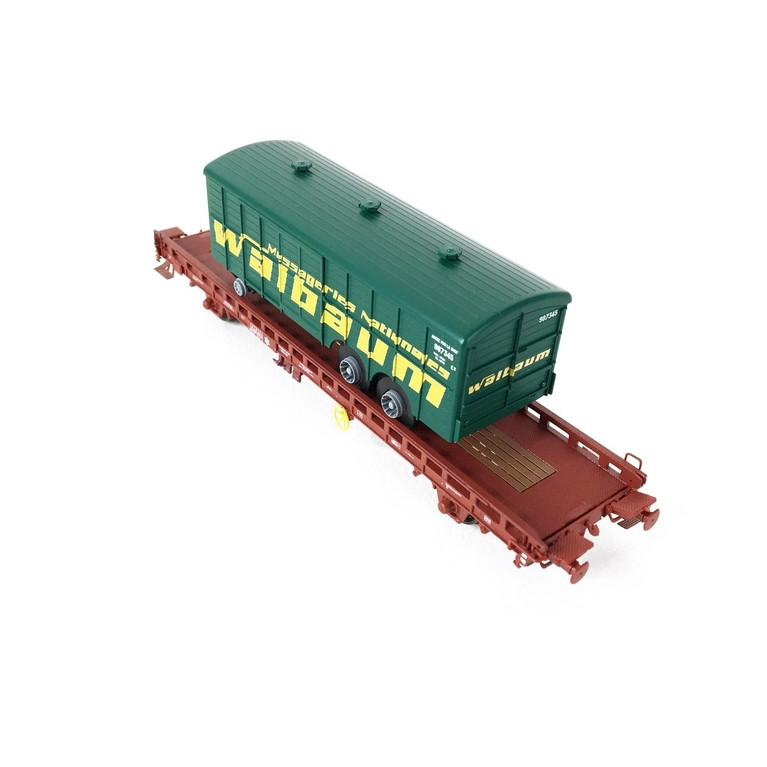 Wagon UFR Bi Porteur SNCF Ep IV-HO 1/87-REE WB621