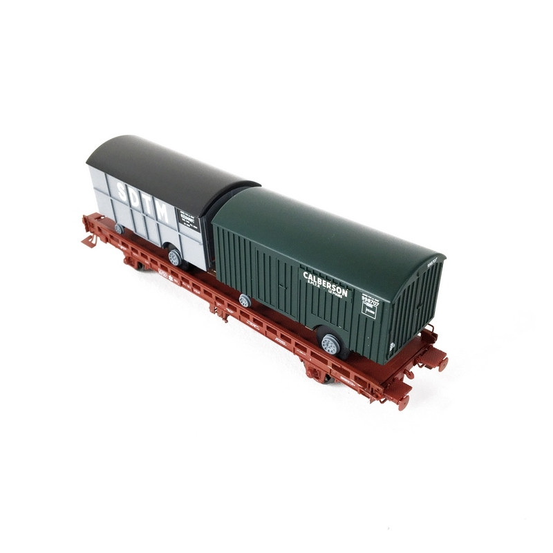 Wagon UFR Bi Porteur SNCF Ep IV -HO 1/87-REE WB622