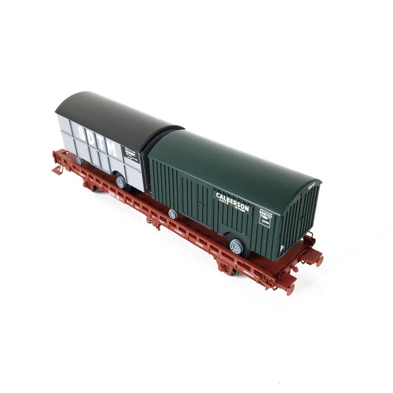 Wagon UFR Bi Porteur SNCF Ep IV -HO 1/87-REE WB622