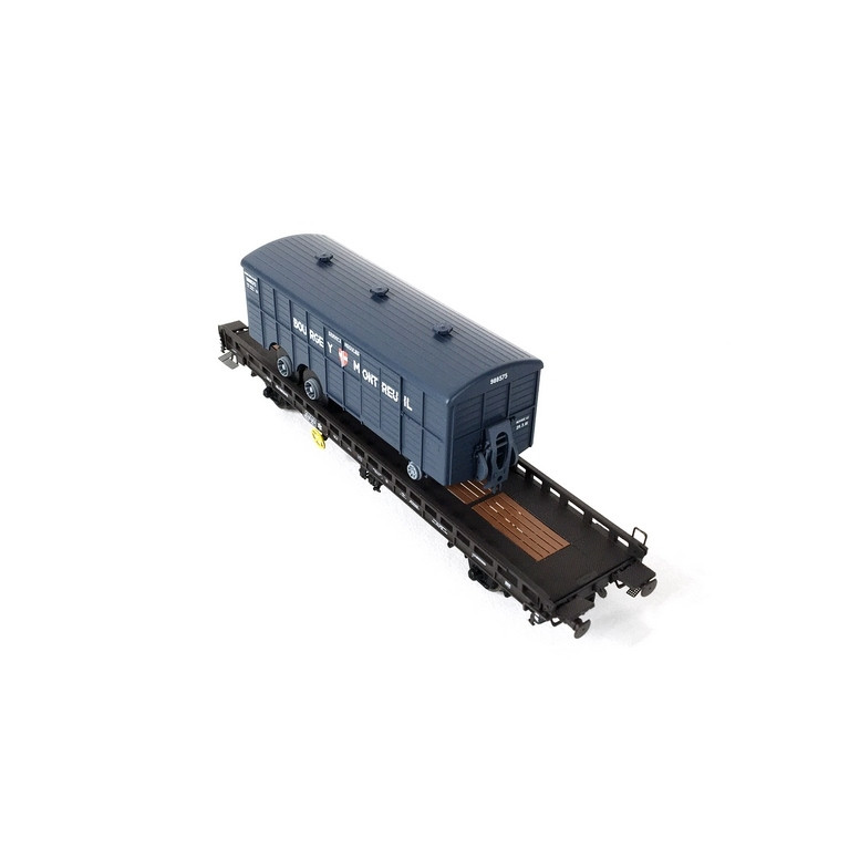 Wagon UFR Bi Porteur SNCF Ep III -HO 1/87-REE WB619